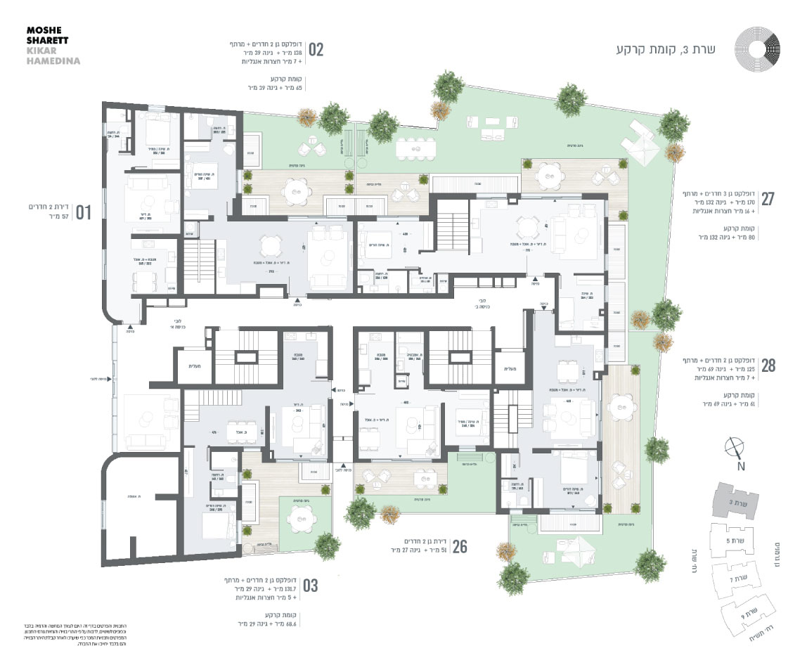 בניין 3 קומת קרקע